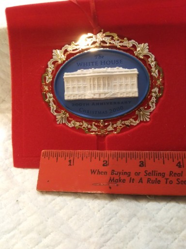 Vintage 2000 White House Historical Association Christmas Ornament Vintage 2000 White House Historical Association Christmas Ornament
