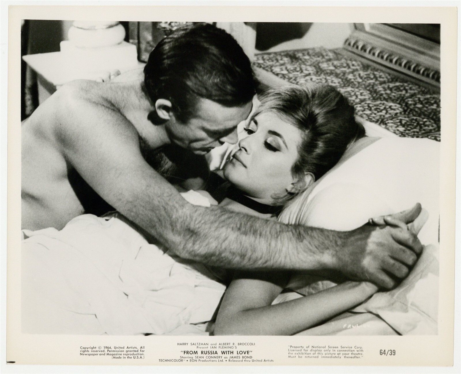 James Bond 007 Original 1964 UA Photo Sean Connery Bianchi Russia With Love 9946 James Bond 007 Original 1964 UA Photo Sean Connery Bianchi Russia With Love 9946