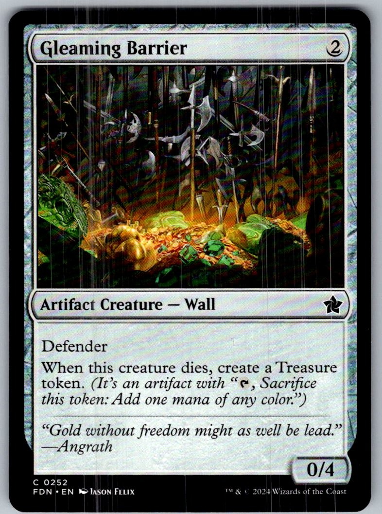 MTG - GLEAMING BARRIER FOUNDATIONS 252 FDN C LP