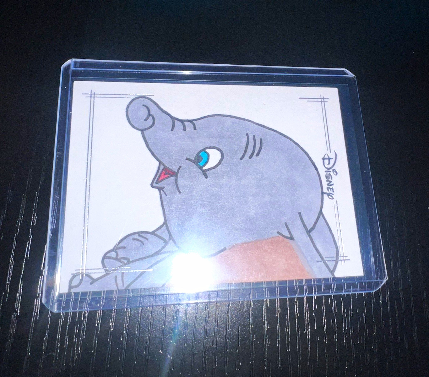 Topps Chrome 2026 Disney Dumbo 1/1 Sketch Signed By Brandon Klein 