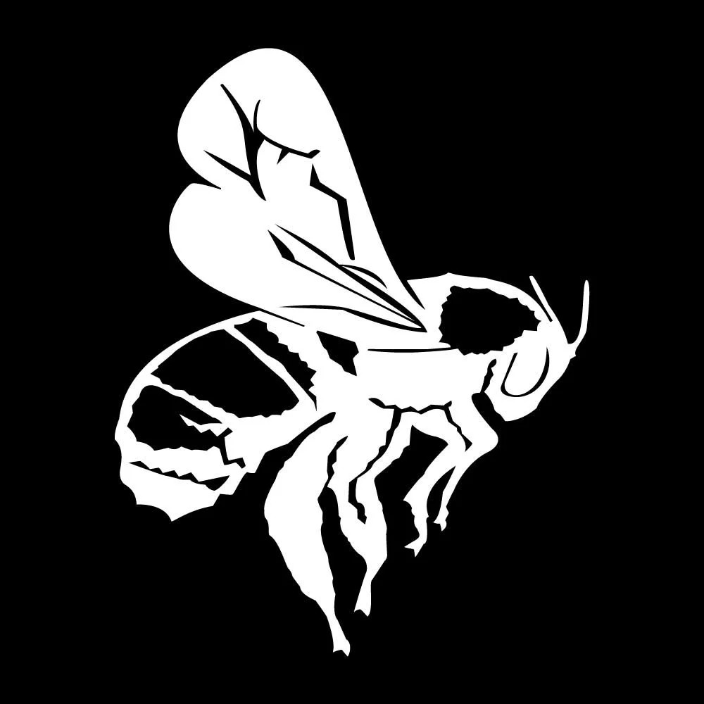 Bee Beekeeper Honey Beekeeping Decal Sticker White Die Cut Vinyl