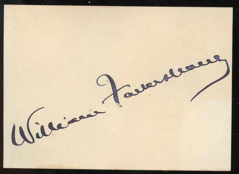 William Faversham d1940 signed autograph 2x3 Cut English Stage and Film Actor William Faversham d1940 signed autograph 2x3 Cut English Stage and Film Actor