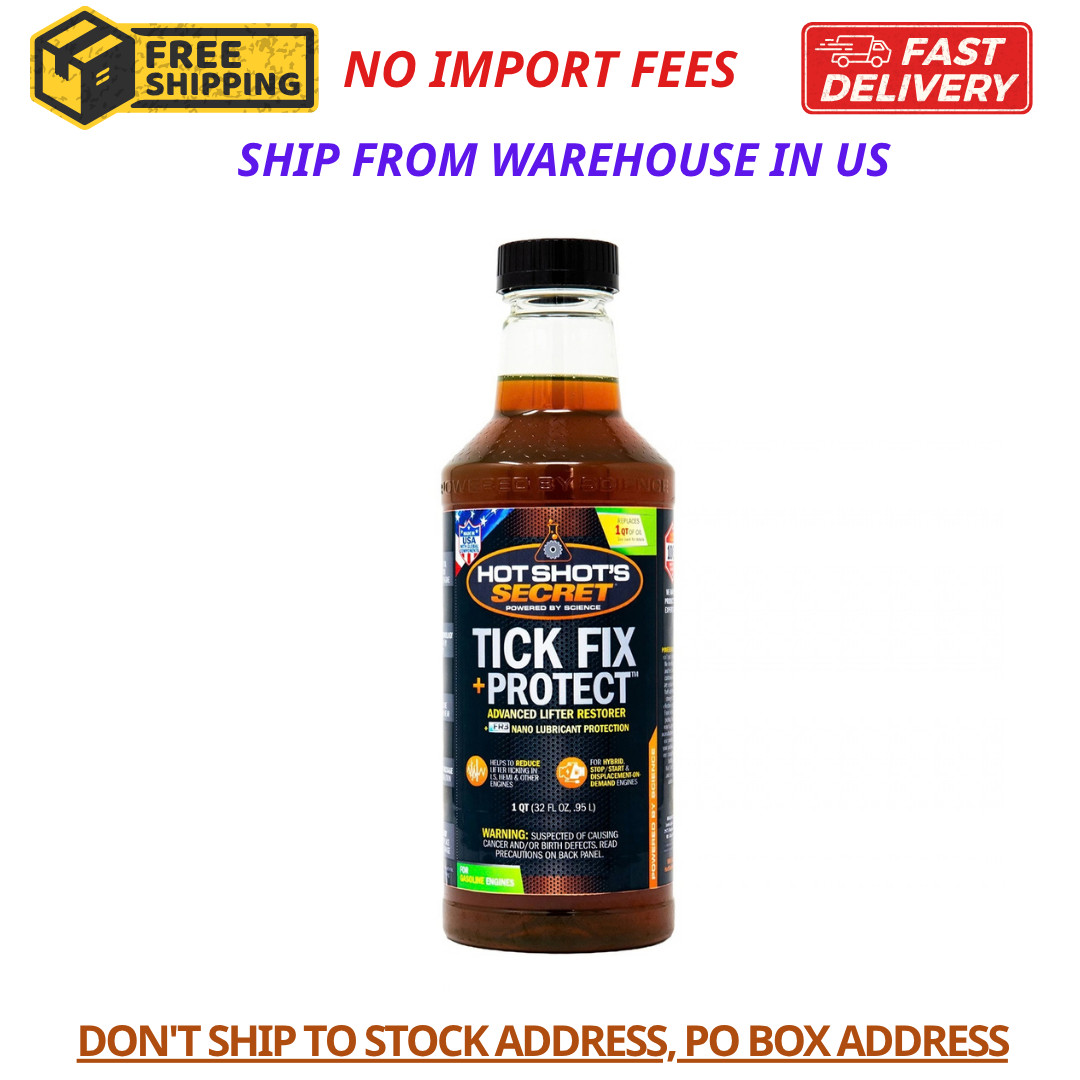 Hot Shot’s Secret Tick Fix Protect 32 fl oz – Engine Oil Additive Gas Engines Hot Shot’s Secret Tick Fix Protect 32 fl oz – Engine Oil Additive Gas Engines