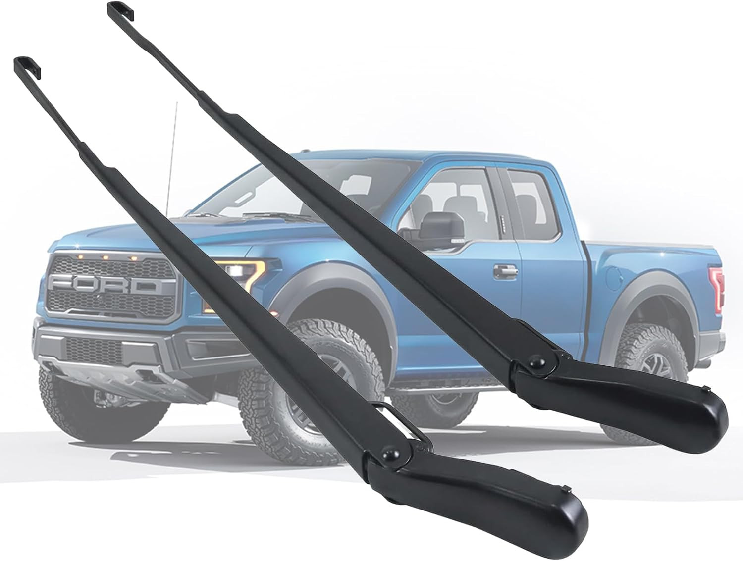 2 Pcs Front Windshield Wiper Arm Pair Kit(Rh+Lh) Compatible with Ford F-150 15-2 2 Pcs Front Windshield Wiper Arm Pair Kit(Rh+Lh) Compatible with Ford F-150 15-2