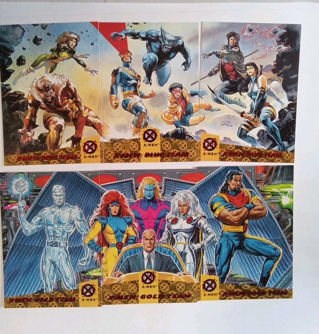 1994 Fleer Ultra X-Men Blue & Gold Team Special Limited Subset 1-6 Cards *Read* 1994 Fleer Ultra X-Men Blue & Gold Team Special Limited Subset 1-6 Cards *Read*