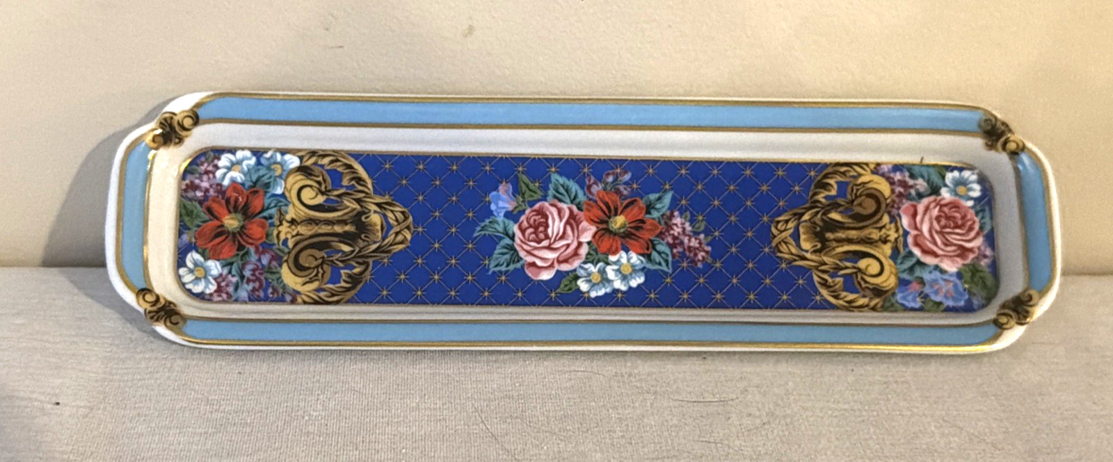 Vintage Neiman Marcus Porcelain Trinket Dish Tray - Japan 8 5/8