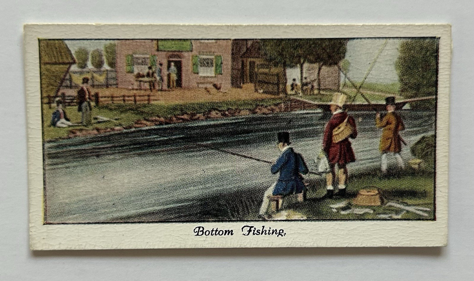 Stephen Mitchell Old Sporting Prints Bottom Fishing Tobacco Card CC13