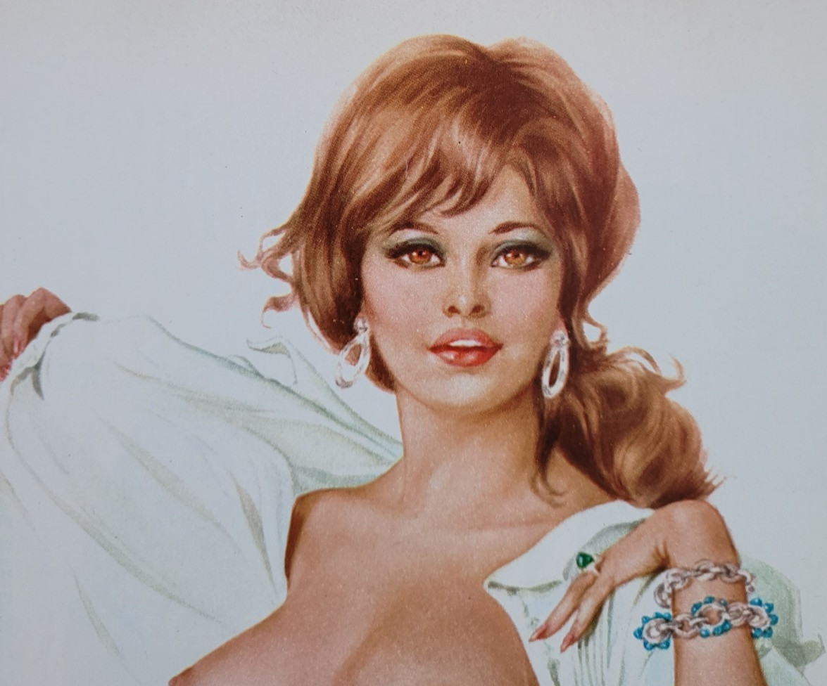 VINTAGE ALBERTO VARGAS ORIGINAL PINUP CARTOON ART - IF WE DON'T GO TO BED ... VINTAGE ALBERTO VARGAS ORIGINAL PINUP CARTOON ART - IF WE DON'T GO TO BED ...