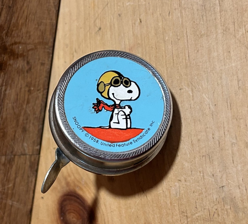 Vintage 1958 Snoopy Bicycle Bell United Feature Syndicate, Inc. great colors Vintage 1958 Snoopy Bicycle Bell United Feature Syndicate, Inc. great colors