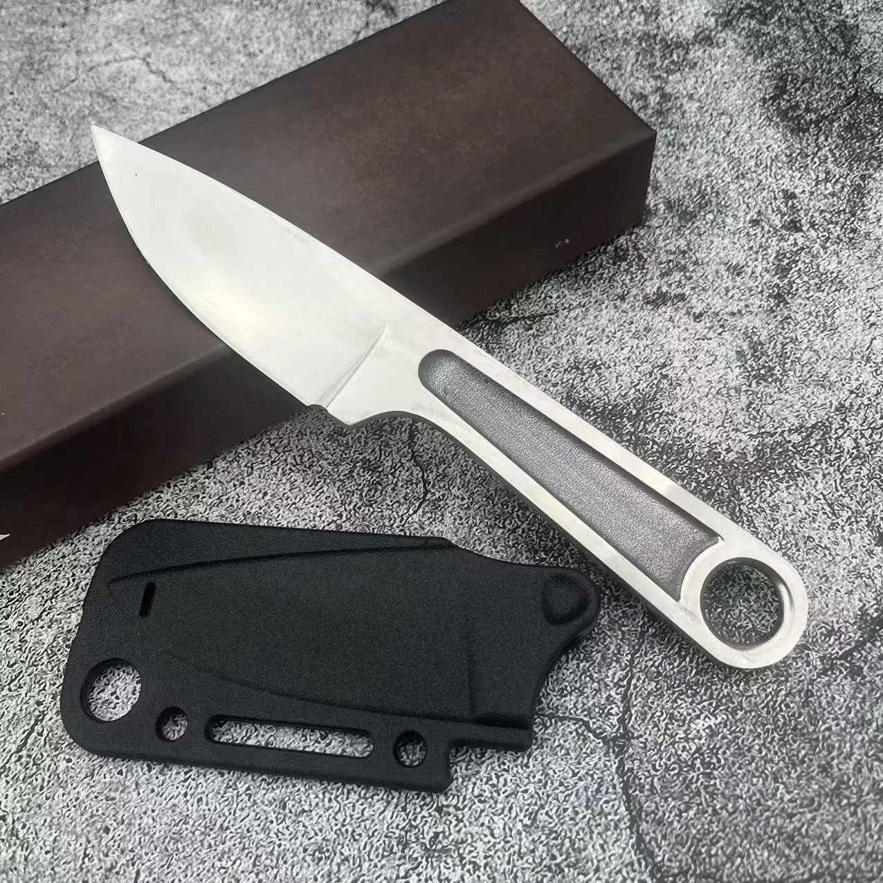Hand Forged Railroad Spike Knife - Fireside Survivor Camping Tool w/ Sheath Hand Forged Railroad Spike Knife - Fireside Survivor Camping Tool w/ Sheath