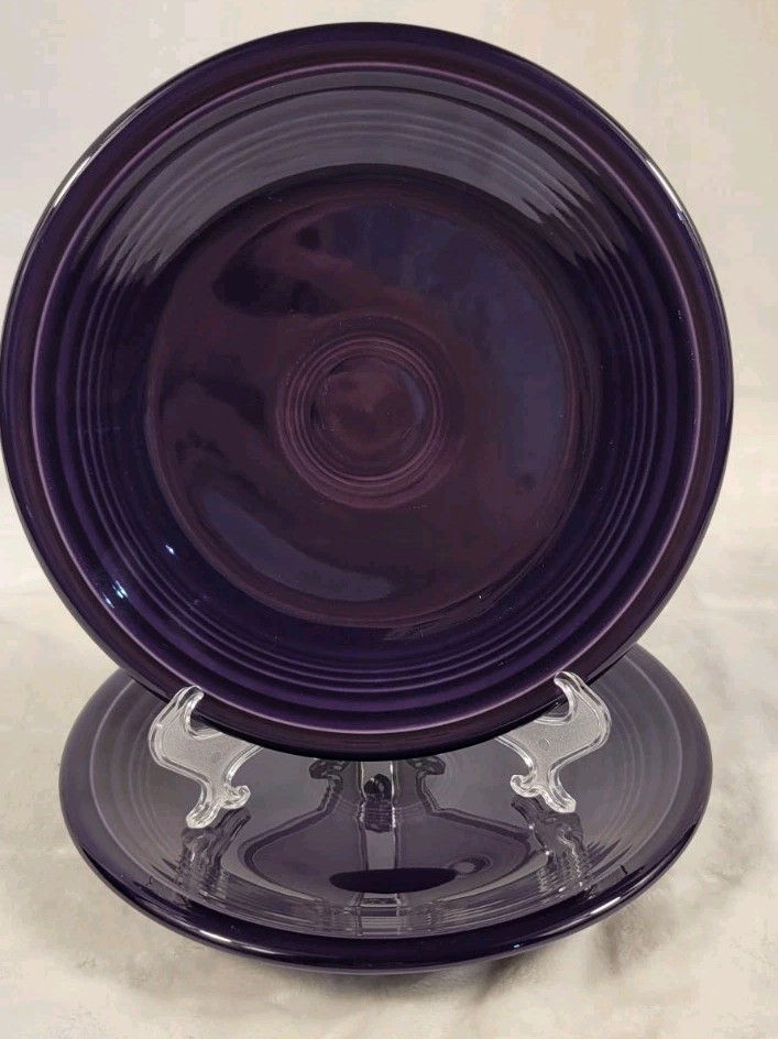 Homer Laughlin Fiesta Salad Plate in Retired Plum Purple Fiesta Ware 