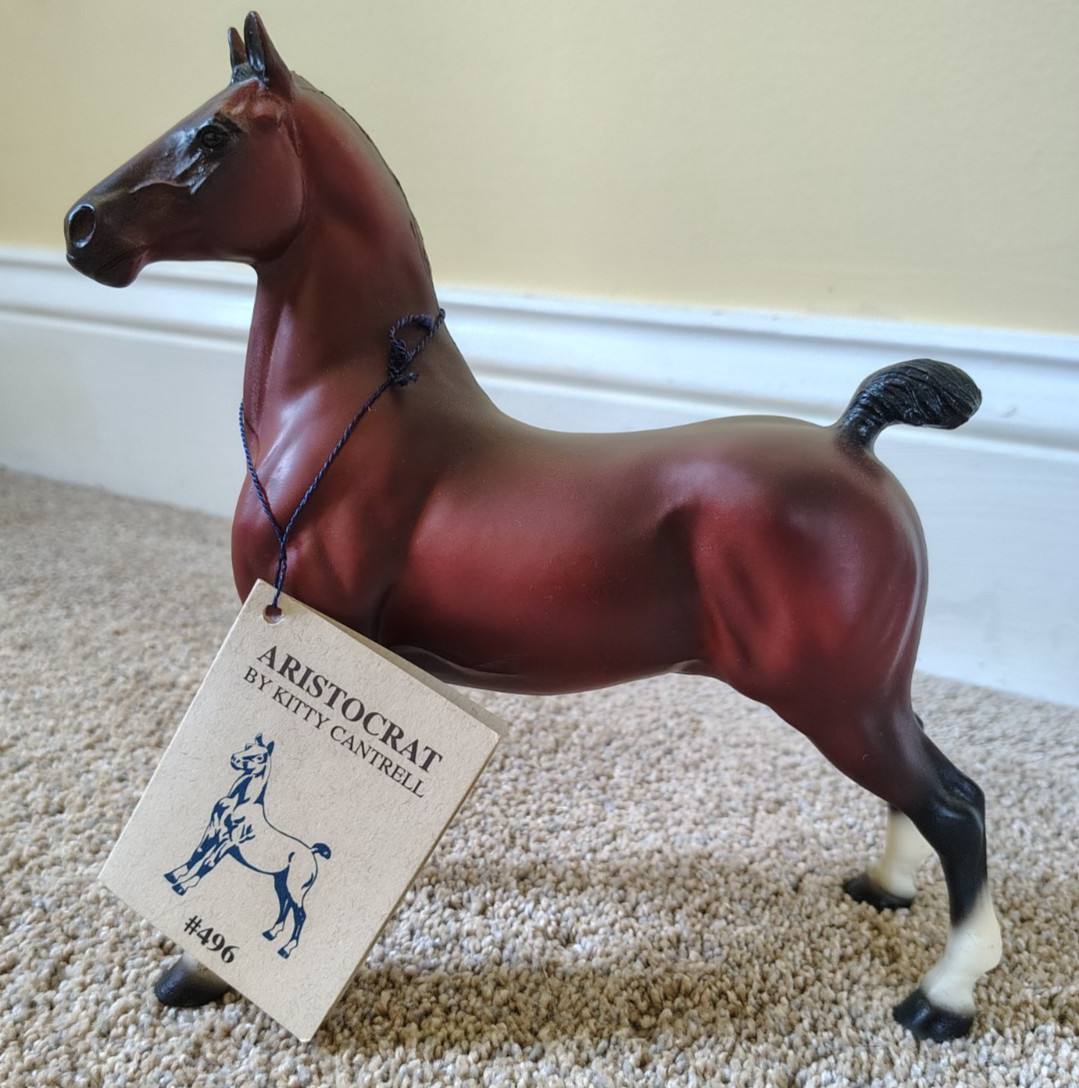 Breyer Model Horse (Traditional) - Aristocrat Champion Hackney with hang tag Breyer Model Horse (Traditional) - Aristocrat Champion Hackney with hang tag