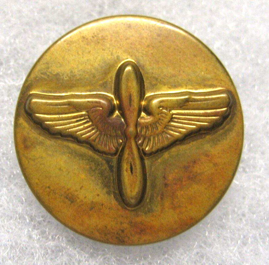 US Army Air Force Collar Disc for enlisted, ww2, clutch back**