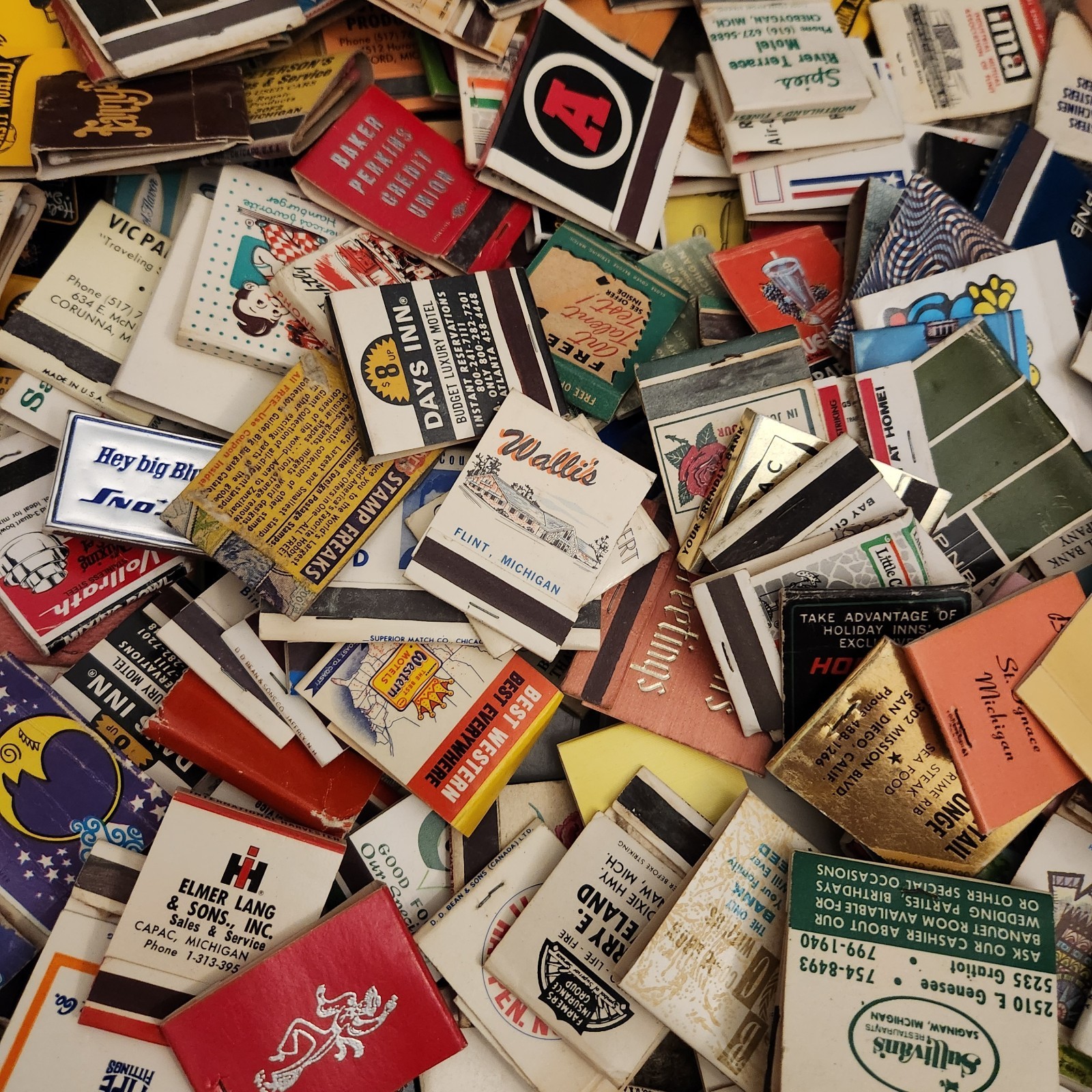 Vintage Matchbook Covers | Lot Of 25 Randomly Selected | Matchbook Advertising Vintage Matchbook Covers | Lot Of 25 Randomly Selected | Matchbook Advertising
