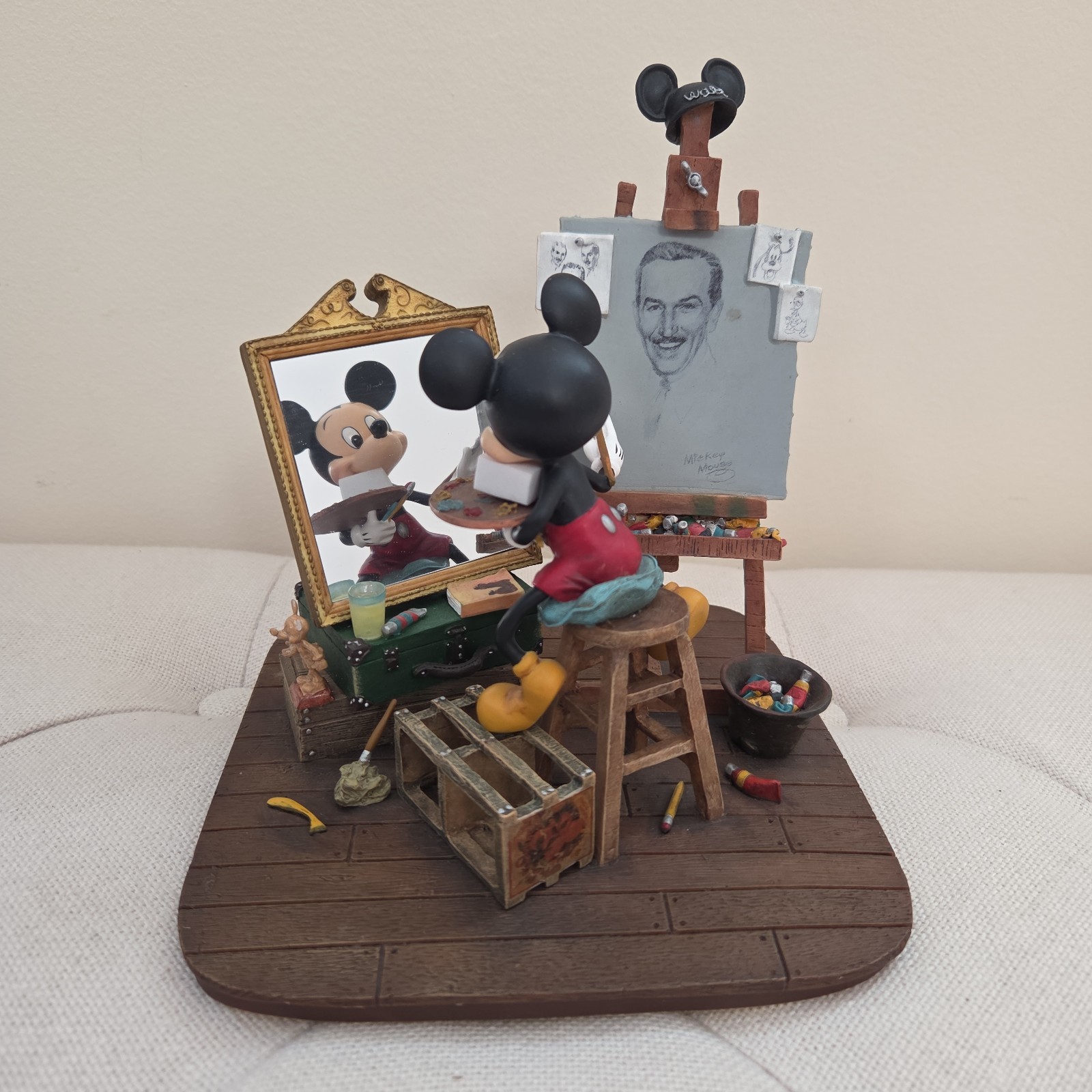 Very Rare Walt Disney ‘Self portrait-Mickey Mouse’ , Charles Boyer Very Rare Walt Disney ‘Self portrait-Mickey Mouse’ , Charles Boyer