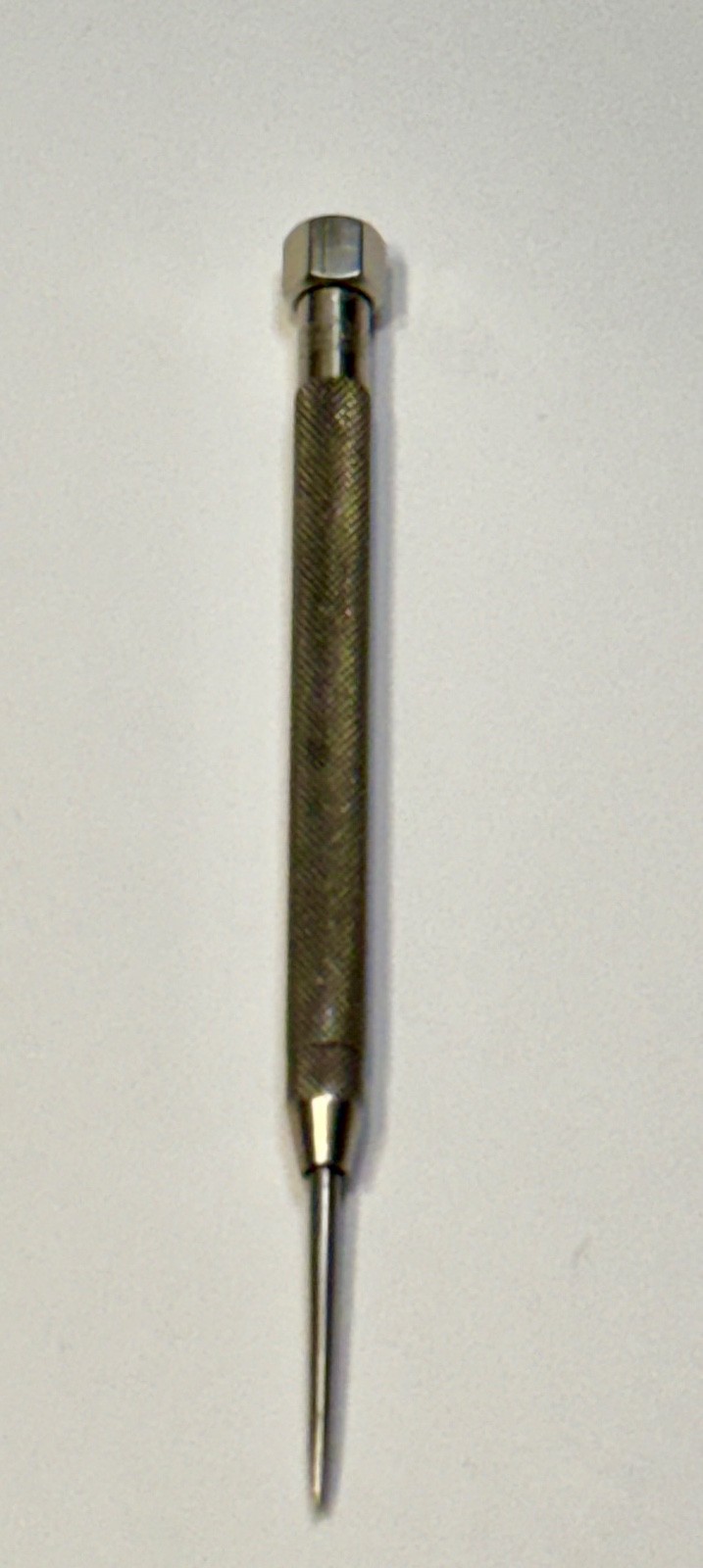Vintage LUFKIN USA Pocket Scriber Machinist Layout Tool Knurled Square Head