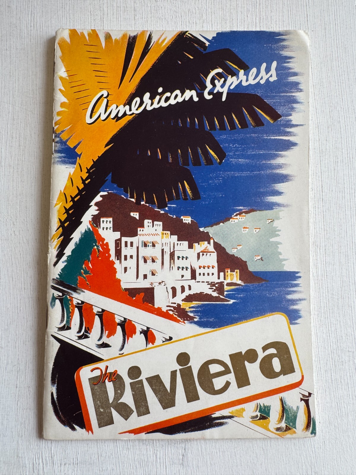 1938 American Express Travel Guidebook for the French Riviera