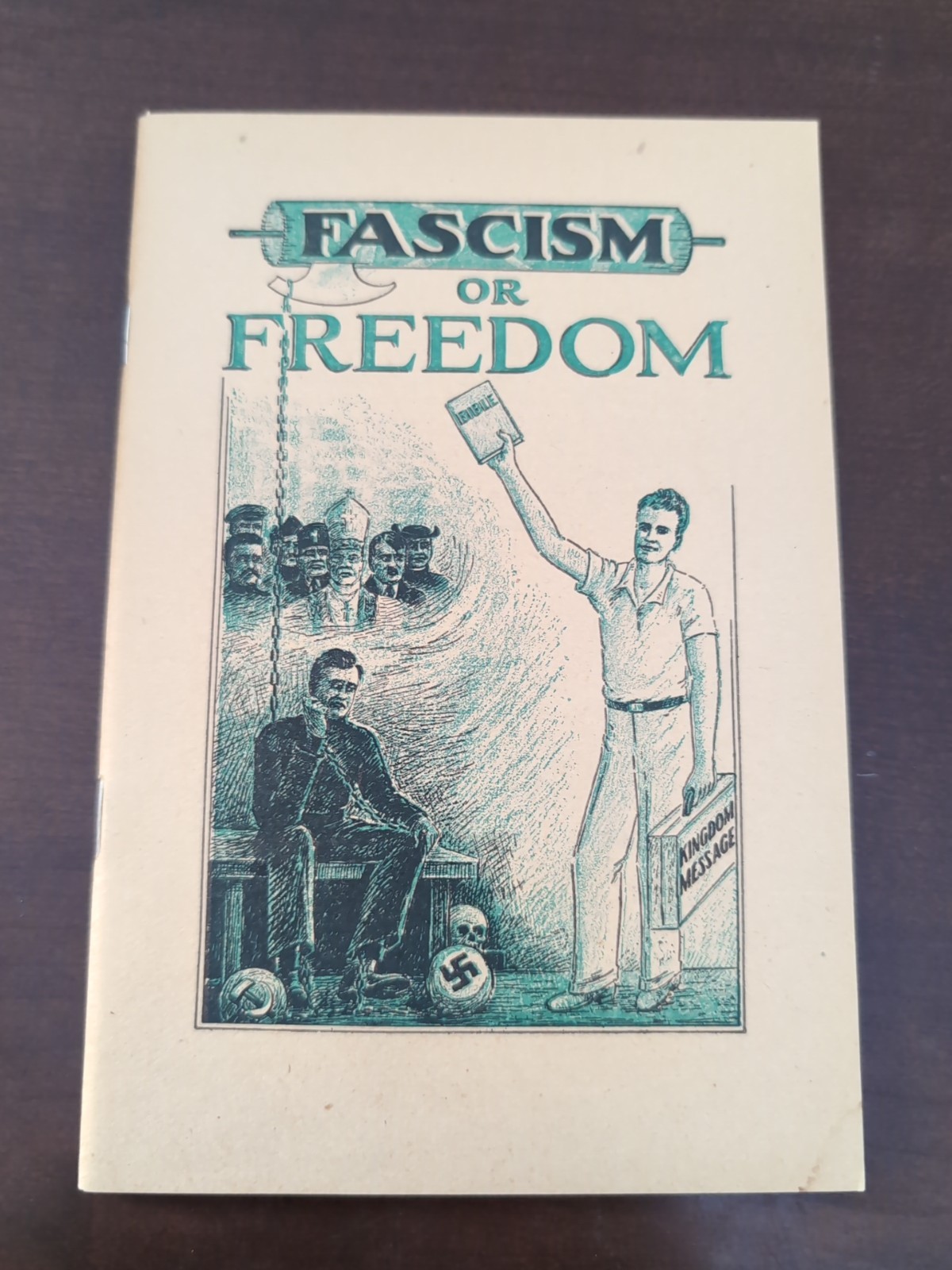 Fascism Or Freedom 1939 Watchtower Rutherford JW Jehovah's Witnesses Rare