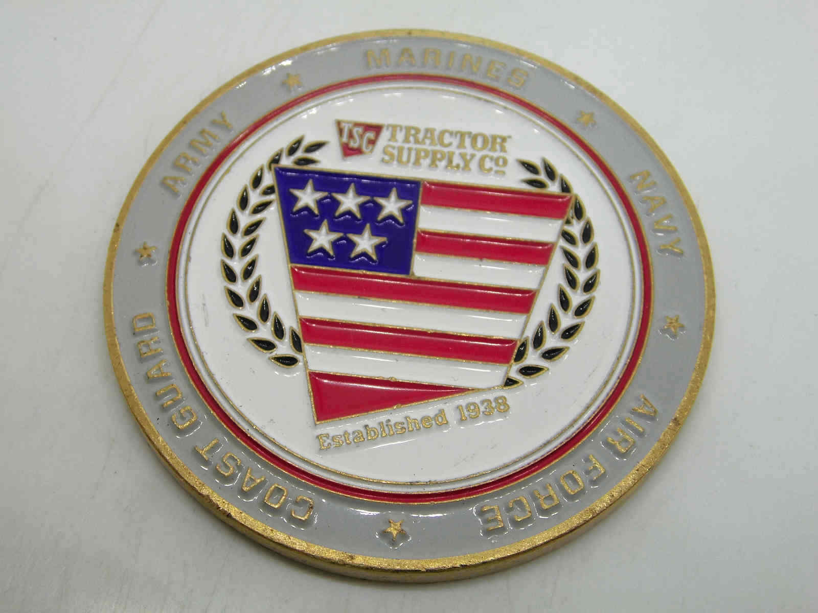 TRACTOR SUPPLY TRACTOR SUPPLY COMPANK CHALLENGE COIN