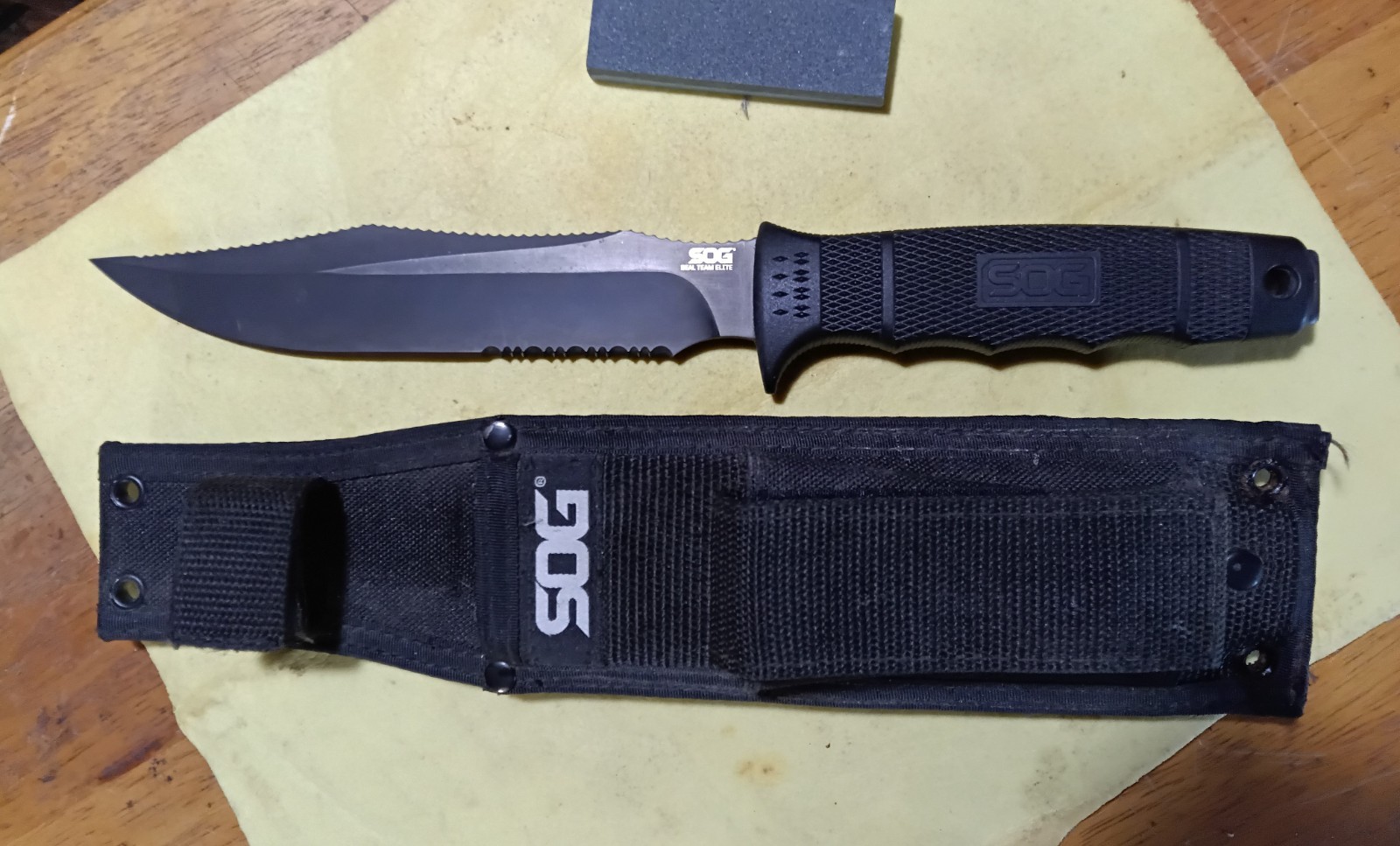 SOG Seal Team Elite 7” Blade with Sheath