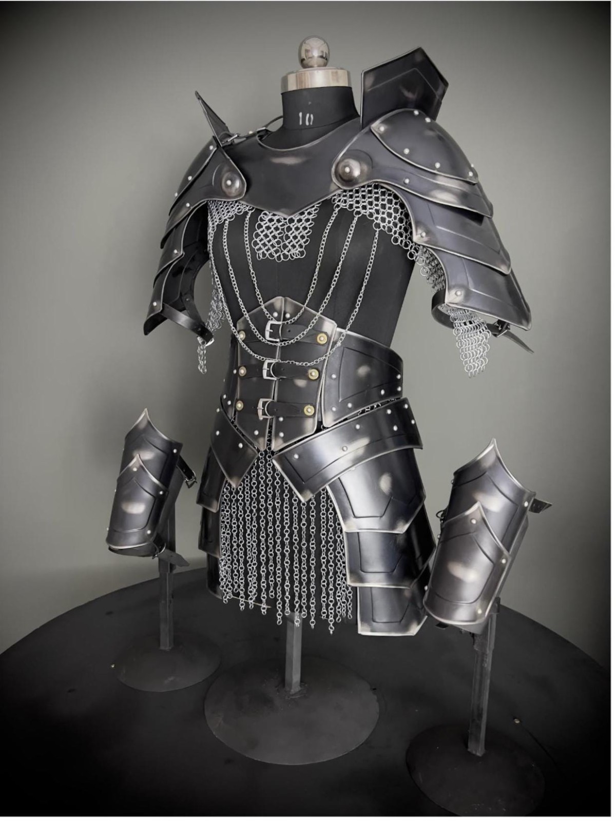 Medieval Female Knight Warrior Steel Cuirass Armor, Lady Cosplay LARP Costume
