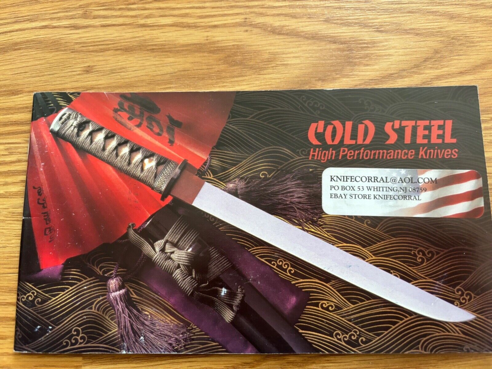 COLD STEEL  HIGH PERFORMANCE KNIVES CATALOG ONLY   32 PAGES