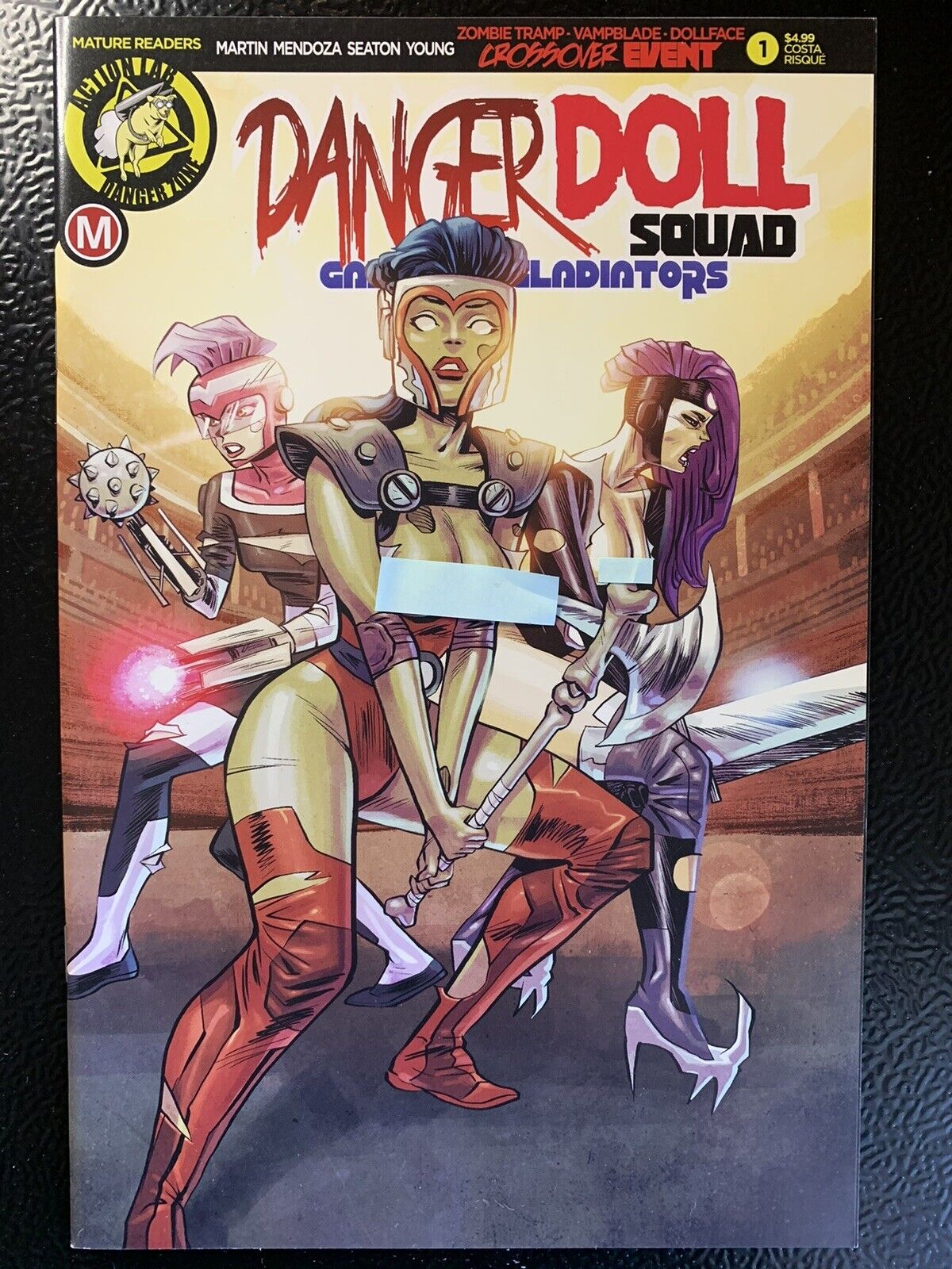 Danger Doll Squad Galactic Gladiators #1 Risque Variant Action Lab Comics