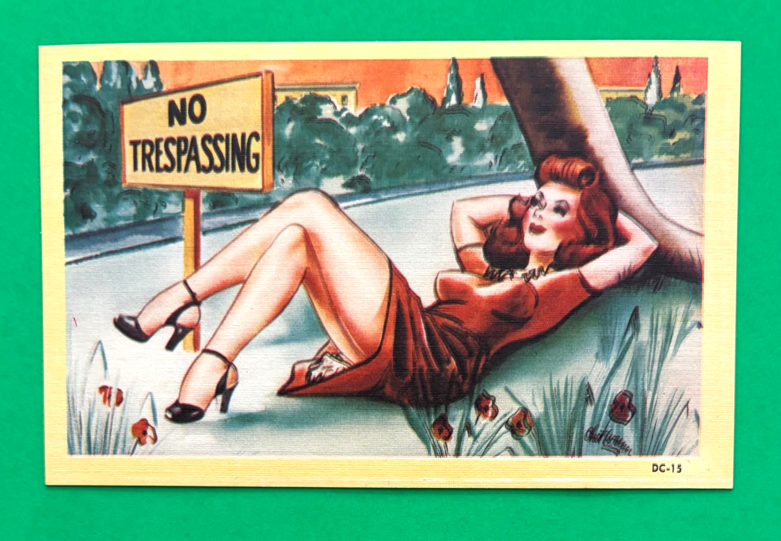 VINTAGE HUMOR / RISQUE COMIC POSTCARD