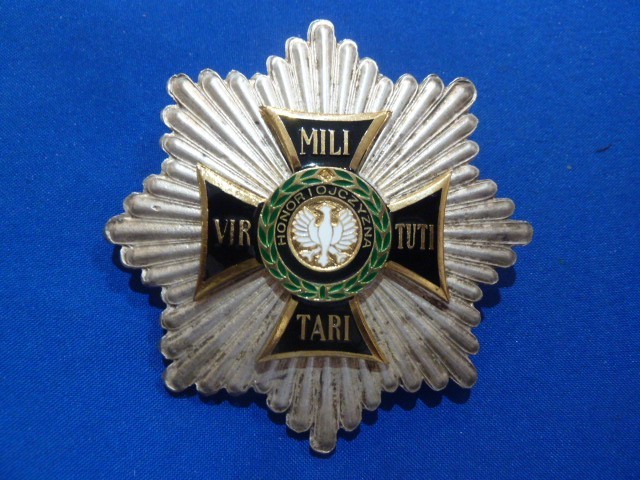 POLISH BREST STAR FOR ORDER OF THE VIRITUTI MILITARY