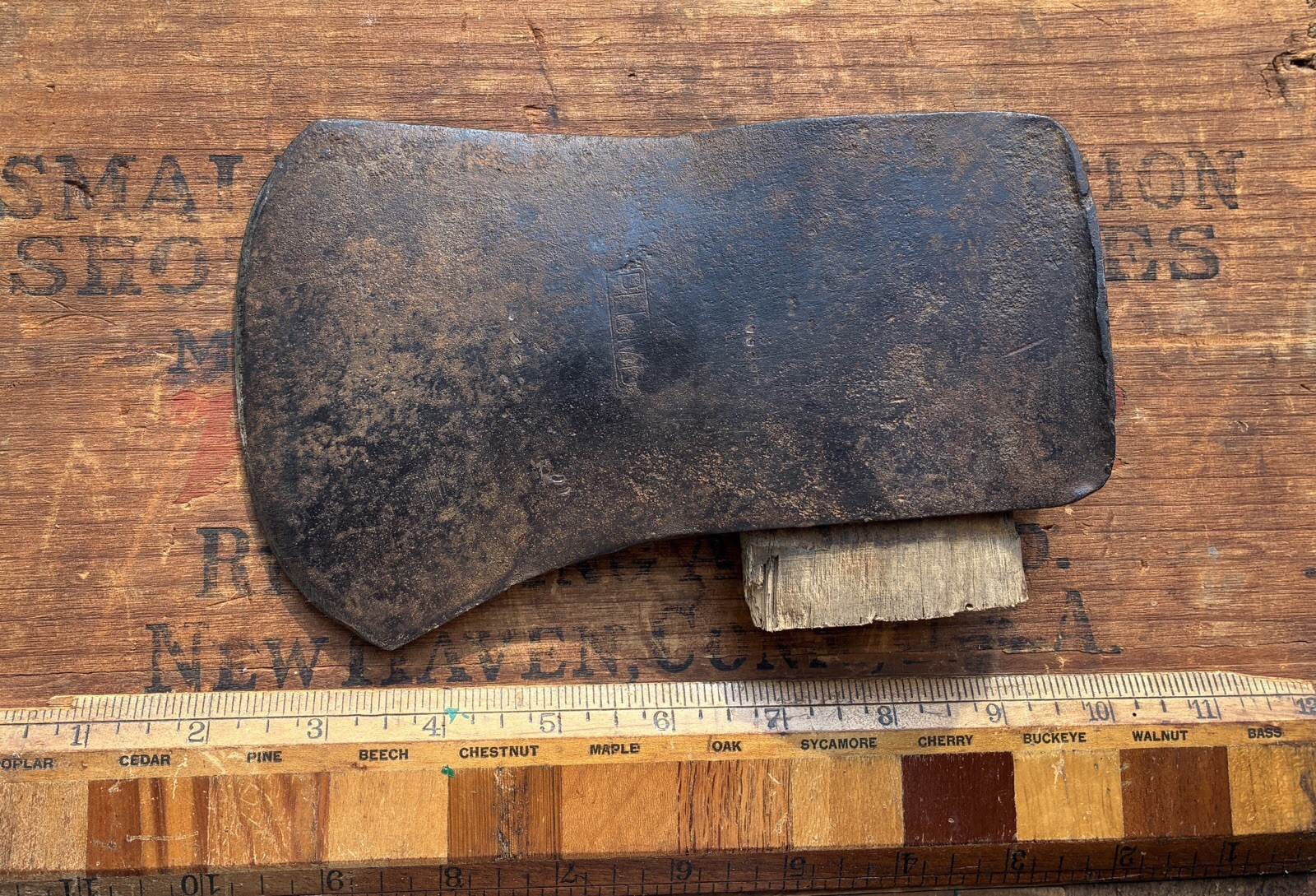 Vintage Plumb # 4 Single Bit Axe Head 4 LBS USA Used Vintage Plumb # 4 Single Bit Axe Head 4 LBS USA Used