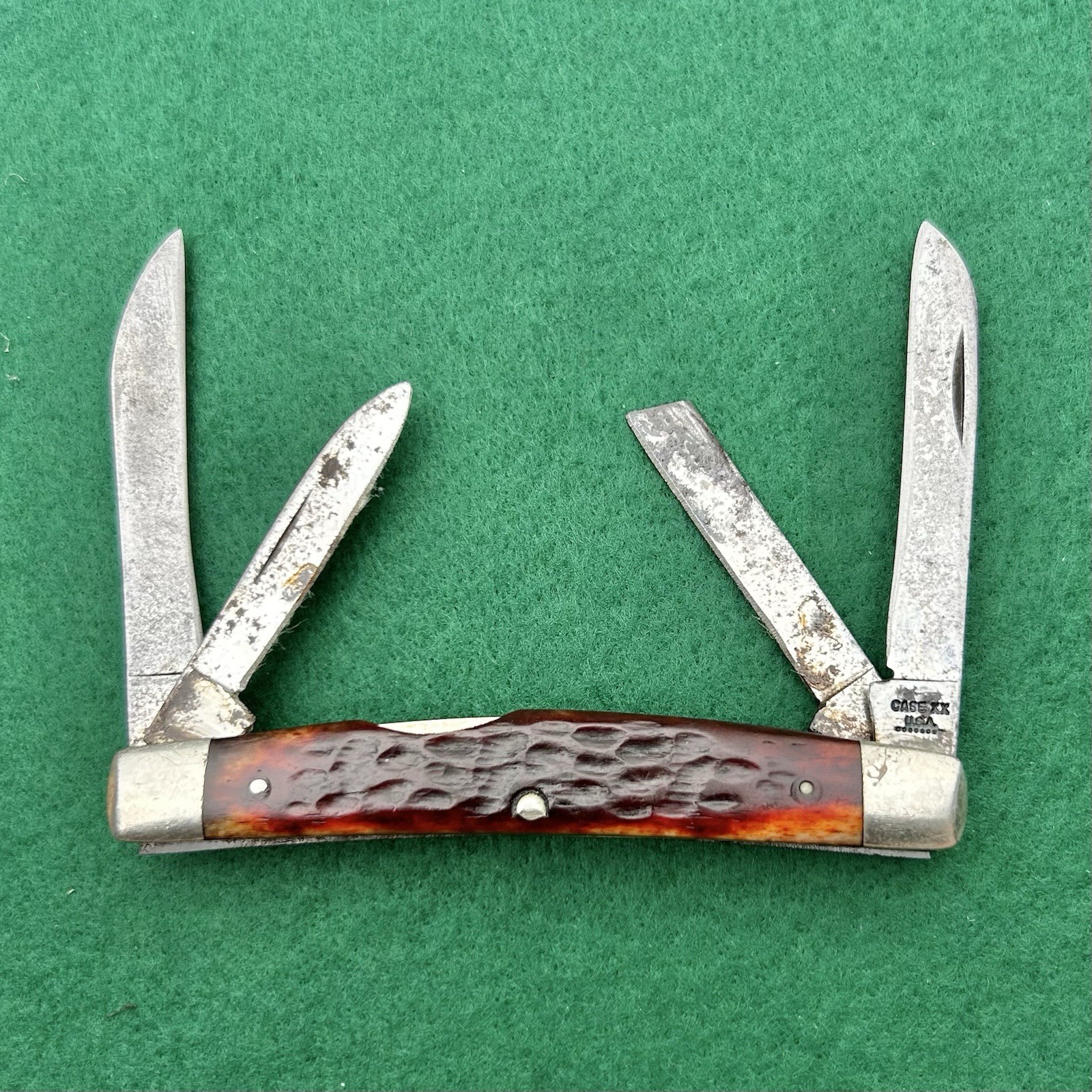 1972 / 73 Transition CASE XX USA 64052 Medium Congress Pocket Knife Vintage Old 1972 / 73 Transition CASE XX USA 64052 Medium Congress Pocket Knife Vintage Old