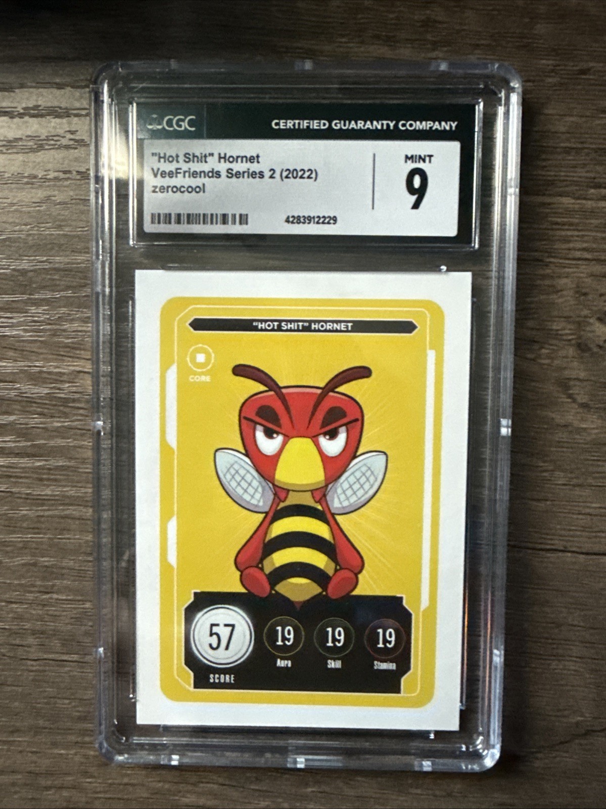 2022 Veefriends Series 2 - “Hot Sh*t” Hornet - CGC 9 Gary V Originally Owned 2022 Veefriends Series 2 - “Hot Sh*t” Hornet - CGC 9 Gary V Originally Owned