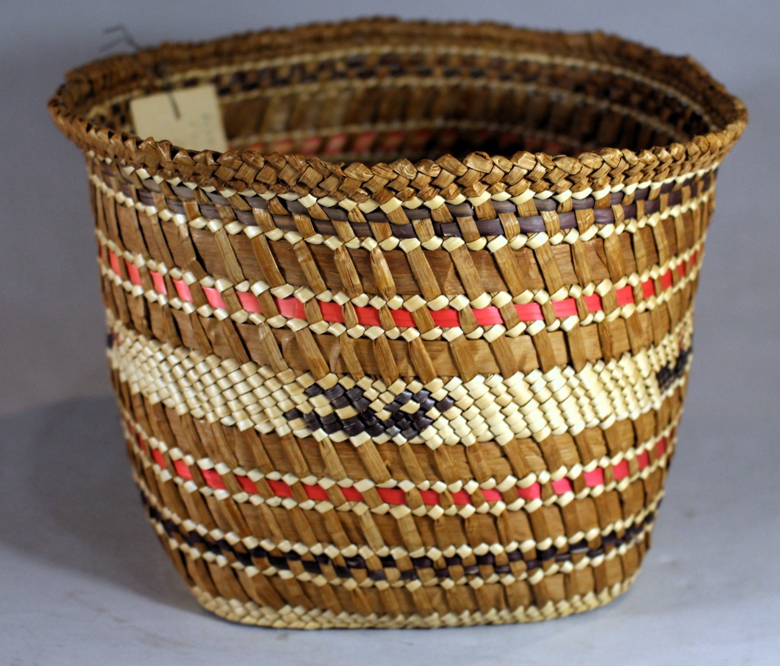 Vintage Antique NW Coast Makah Indian Cedar Bark&Bear Grass 8 Vintage Antique NW Coast Makah Indian Cedar Bark&Bear Grass 8