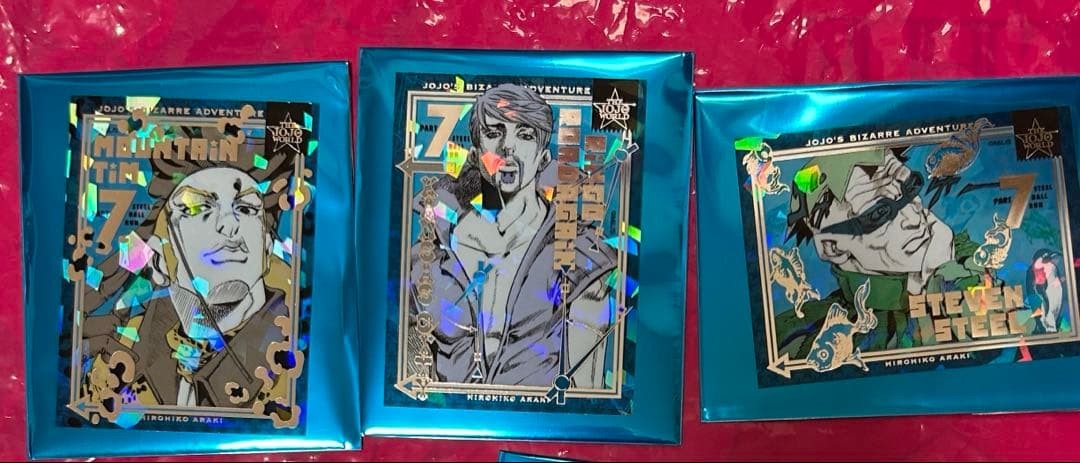 Jojo World Clear Sticker Collection C Vol.3 Mountain Tim, Rainbow Road, Steel Jojo World Clear Sticker Collection C Vol.3 Mountain Tim, Rainbow Road, Steel