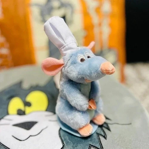 NEW Disney Parks Chef Remy Magnetic Shoulder Pal Plush Doll Ratatouille 15cm USA