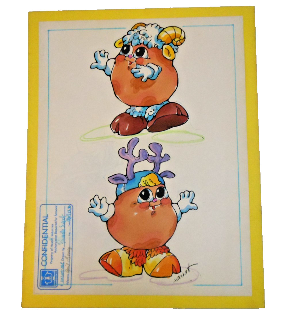 Vintage 1986 Hasbro Potato Head Kids Original Art 