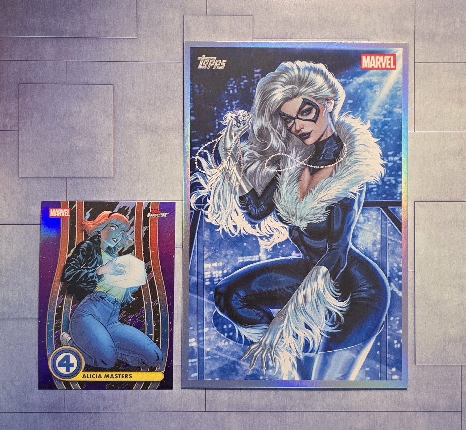 2026 Topps Marvel Vault Black Cat Huge Oversize 75pt Box Topper Originals Ariel 2026 Topps Marvel Vault Black Cat Huge Oversize 75pt Box Topper Originals Ariel