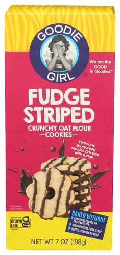 Goodie Girl Cookie Fudge Striped 7 OZ Pack Of 6