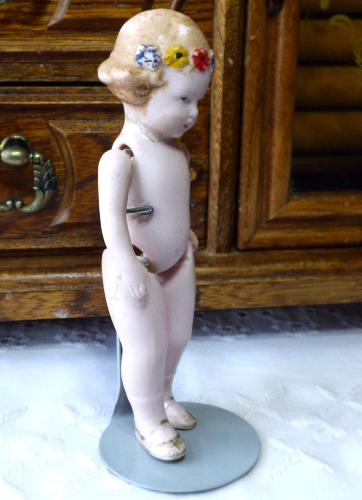 Vintage Antique Bisque Ceramic 4.5 Vintage Antique Bisque Ceramic 4.5