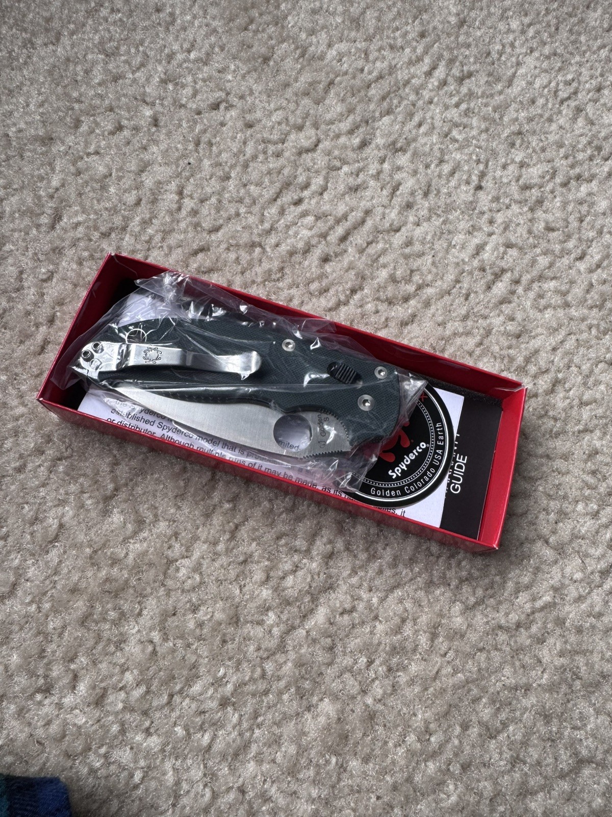 Spyderco Knifeworks Manix 2 Exclusive Forest Green G10 CTS 204P Spyderco Knifeworks Manix 2 Exclusive Forest Green G10 CTS 204P