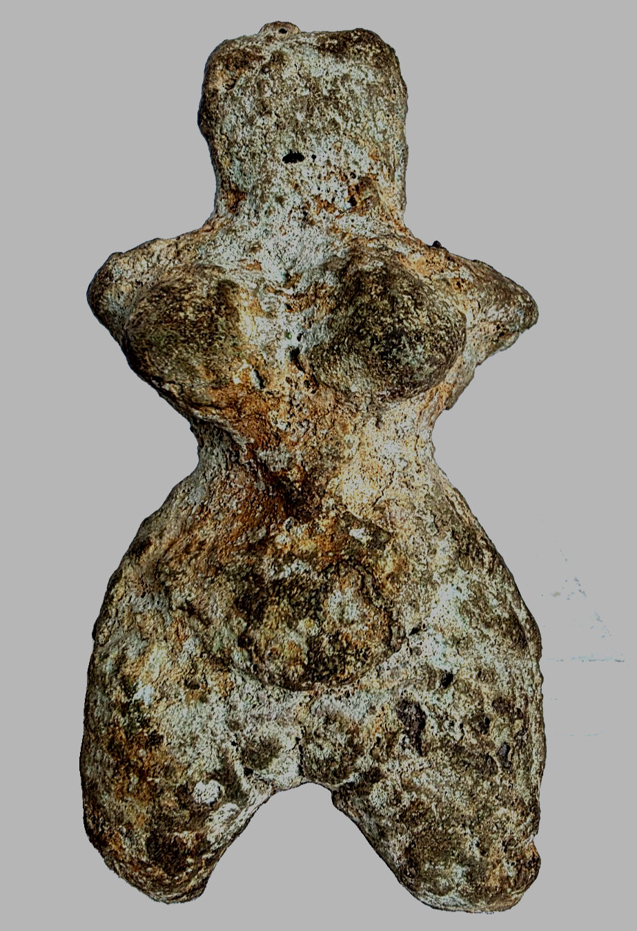 Prehistoric Terracotta Steatopygian Female Fertility Idol Statue COA Certified Prehistoric Terracotta Steatopygian Female Fertility Idol Statue COA Certified