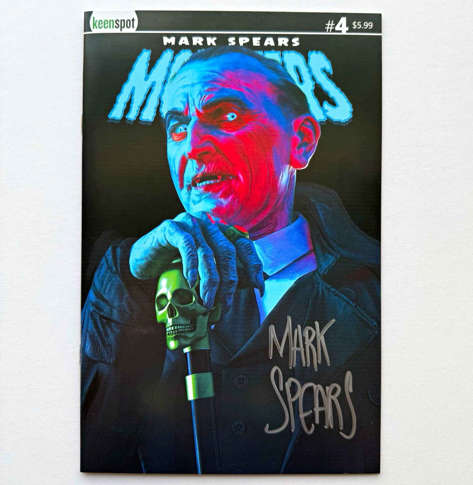 Mark Spears Monsters #4 Cover A 2025 Dracula Signed By Mark Spears, NM 1st print