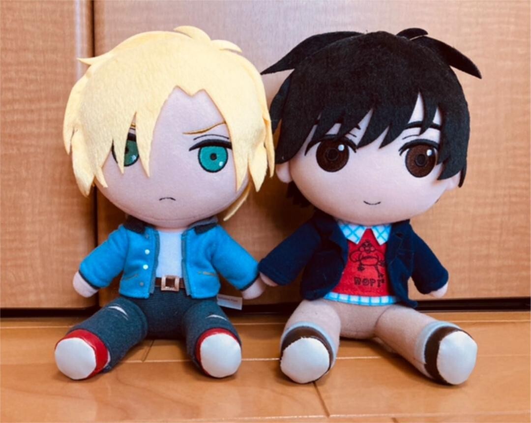 BANANA FISH Gift Plush set Ash Lynx Eiji Okumura plush doll JAPAN