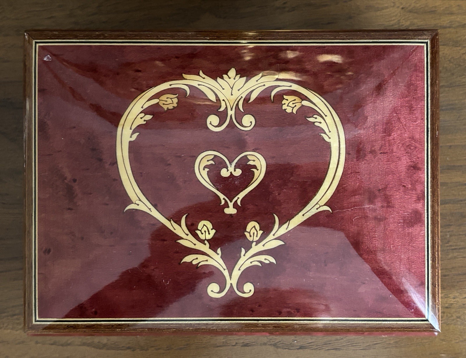 Vtg REUGE Switzerland Music Jewel Box Dolly Parton I WILL ALWAYS LOVE YOU Italy Vtg REUGE Switzerland Music Jewel Box Dolly Parton I WILL ALWAYS LOVE YOU Italy