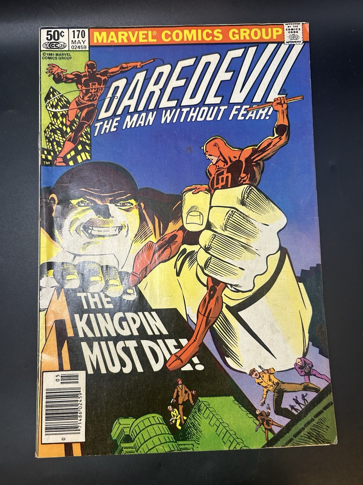 Daredevil #170 newsstand  (1981) Fine Cond Range