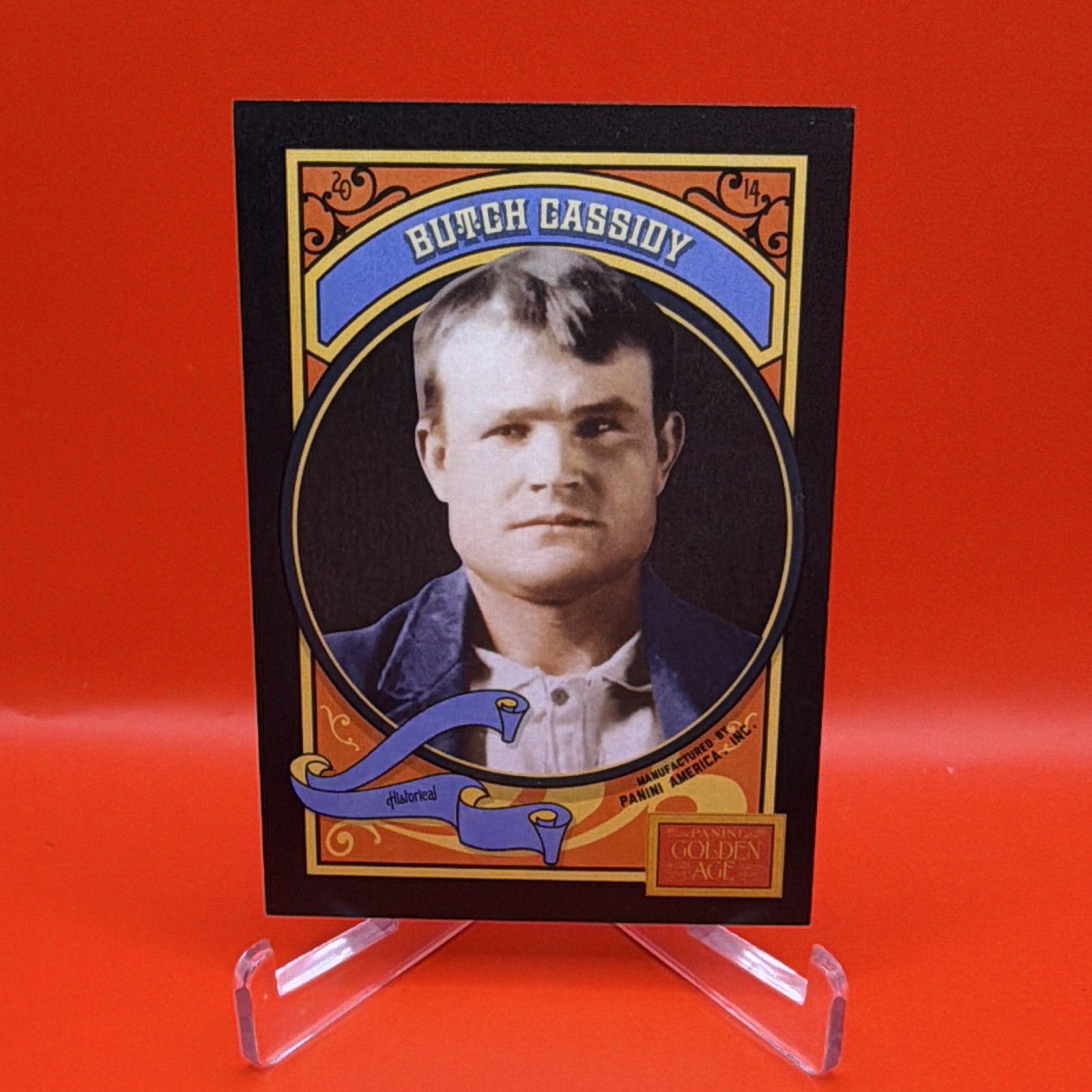 Panini 2014 Golden Age Butch Cassidy History  Black Card 1/1 RARE ONE OF ONE