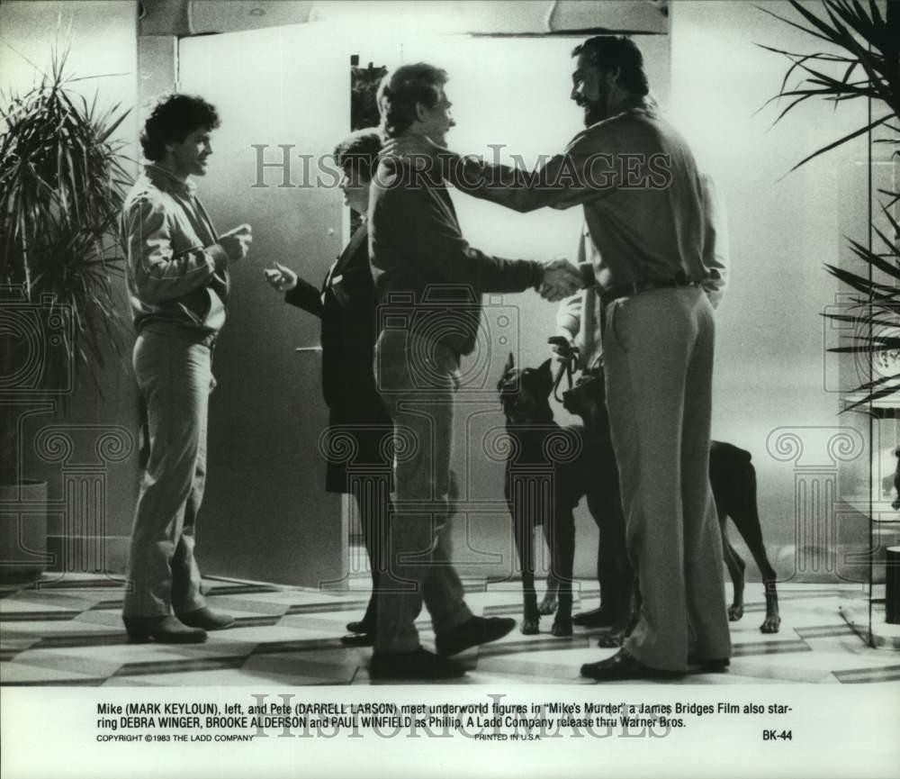 1983 Press Photo Actor Mark Keyloun, co-stars in \