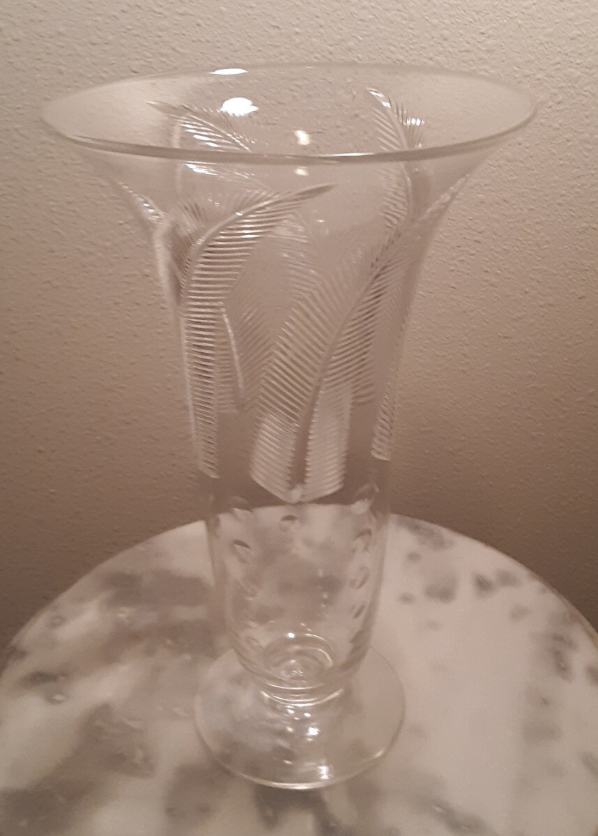 Antique Pairpoint Vase Royal Fern Pattern