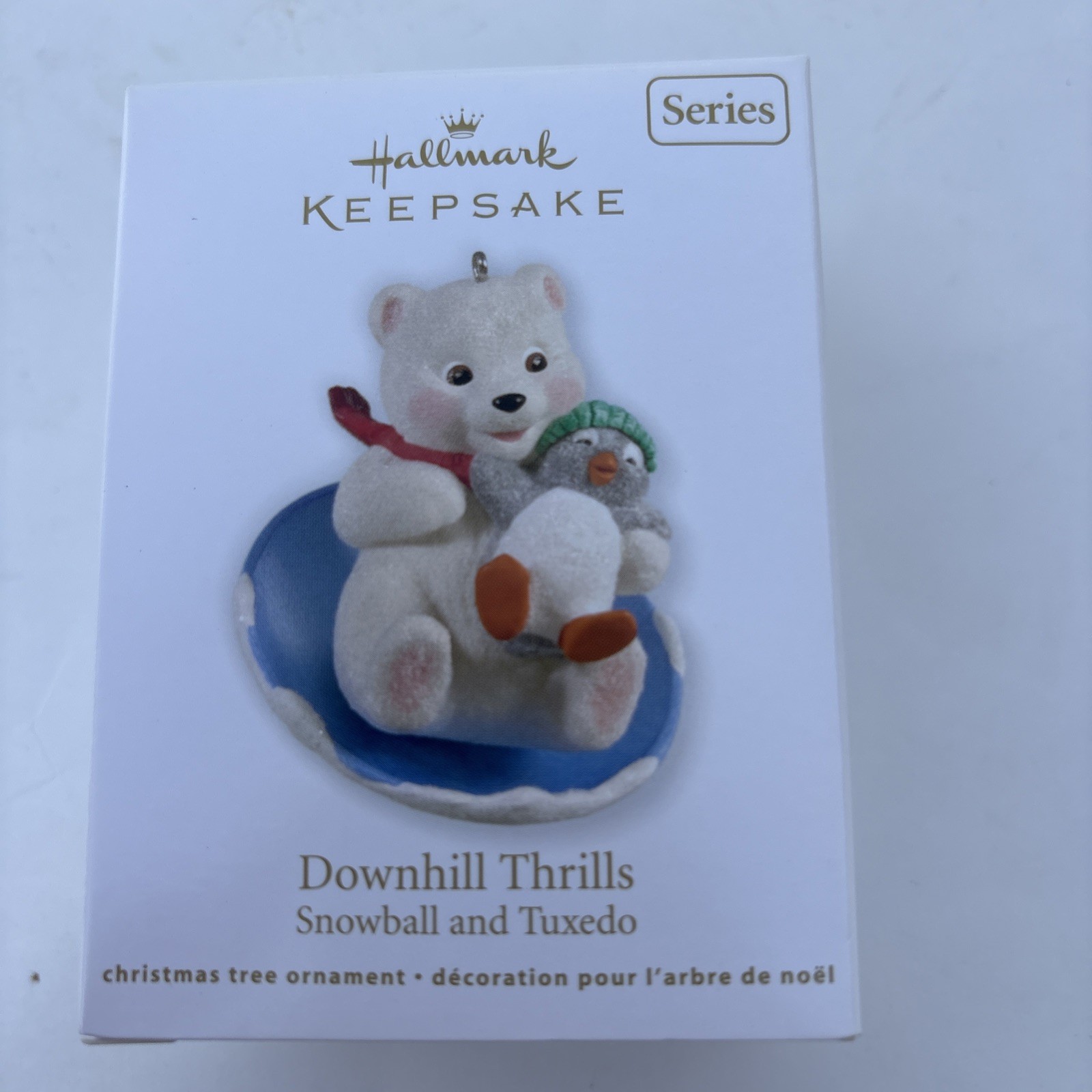 2012 Hallmark Keepsake Ornament Downhill Thrills Snowball & Tuxedo 2012 Hallmark Keepsake Ornament Downhill Thrills Snowball & Tuxedo
