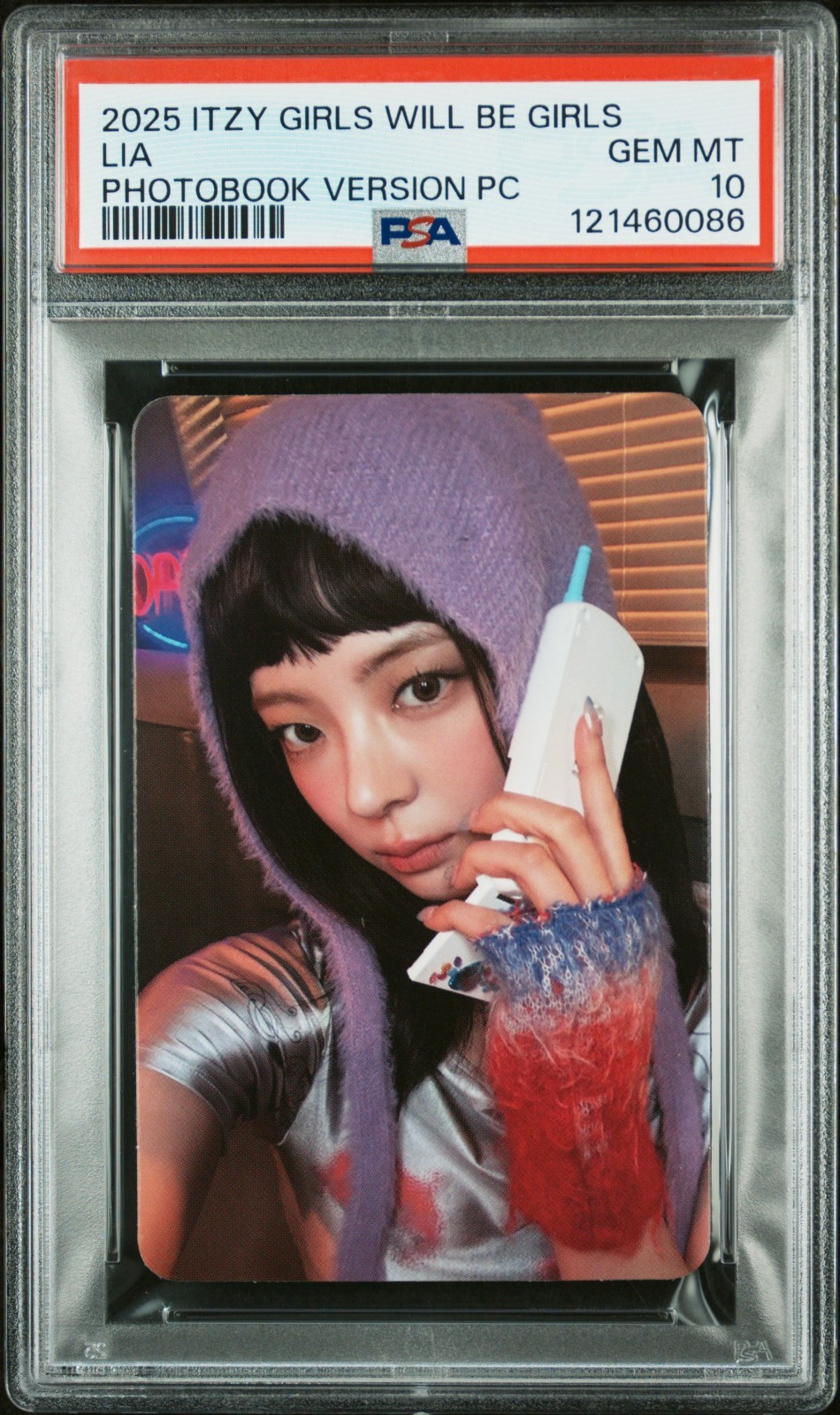 2025 ITZY LIA • PSA 10 • Girls Will Be Girls Photobook Ver. Photocard